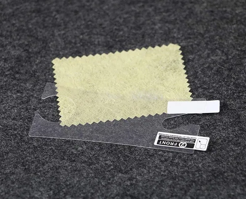 Vista 3 de 5 unids protector de la película transparente de la cubierta del protector de la pantalla LCD+paño limpio para Gameboy Micro GBM 1 (transparente)