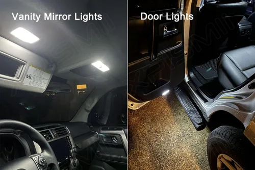 Vista 6 de Xpismii Paquete de 16 luces LED blancas para interiores de Toyota 4Runner 2010 2011 2012 2013 2014 2015 2016 2017 2018 2019 2020 2021 2022