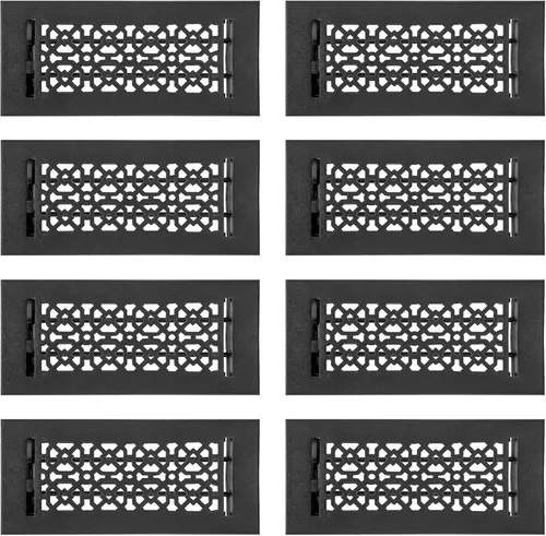 Vista 15 de Achtek - Rejilla de ventilación de suministro de aire de 4 x 10 pulgadas con apertura de conducto (total 5-1/2 x 11-3/4 pulgadas), cubierta