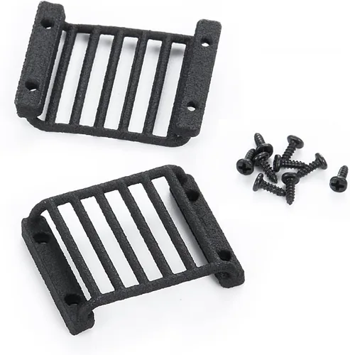 Vista 5 de AXSPEED 2 unids nylon cubierta de luz delantera protector rejilla faro pantalla para 1/18 TRX4-M TRX4M Defender