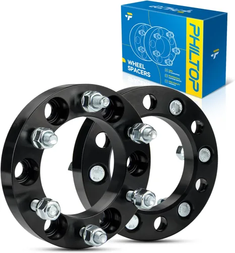 Vista 109 de PHILTOP 4x100 1.25" Espaciadores de rueda para Yaris, 2 piezas de espaciadores de rueda centrados en buje con 54.1mm de diámetro interior del buje