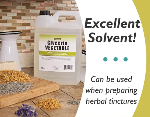 Vista 5 de Glicerina vegetal – 1 cuarto de galón (32 onzas) – Todo natural, grado USP – Glicerina líquida de grado alimenticio