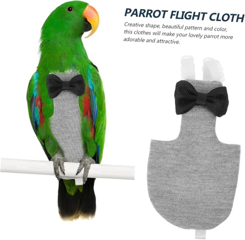 Vista 8 de iplusmile 5 unids Loro Pañal de pájaro traje de vuelo Paloma pañal cómodo pájaro ropa para loros