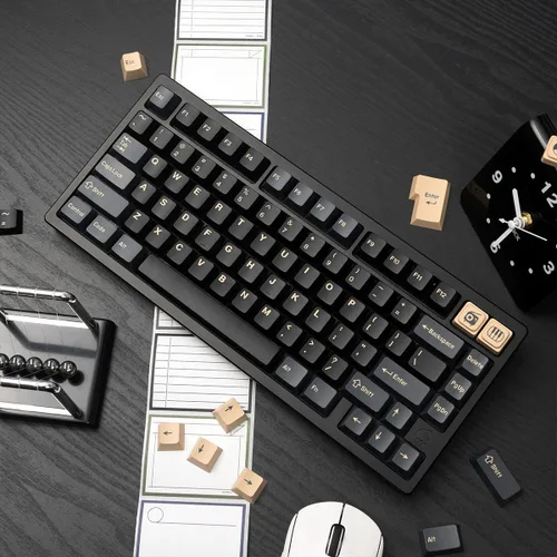 Vista 5 de Sumgsn 173 Teclas Doubleshot Keycaps Perfil Cherry Set de Teclas Apes Barra Espaciadora 7u Compatible con 61/64/87/104/108 Interruptores Cherry Mx