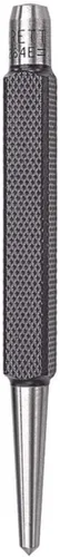 Vista 21 de Starrett Punzón Central de Acero con Vástago Redondo y Agarre de Dedo Moleteado - Acero Endurecido y Templado, 0-4" de Longitud, 1/16, 5/64, 3/32