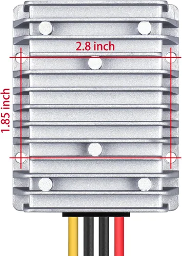 Vista 6 de Cllena - Convertidor reductor de voltaje de 36 V 48 V CC baja a 24 V 10 A 240 W, fuente de alimentación CC/CC de transformador buck, a prueba de agua