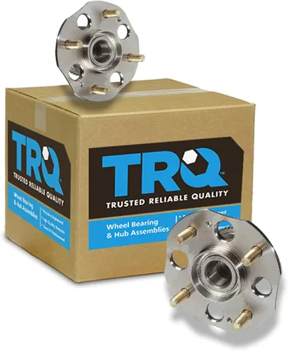 Vista 131 de TRQ Juego de 2 rodamientos de rueda delantera y conjunto de cubo compatible con Tesla 3 2020 Y 2018-2019