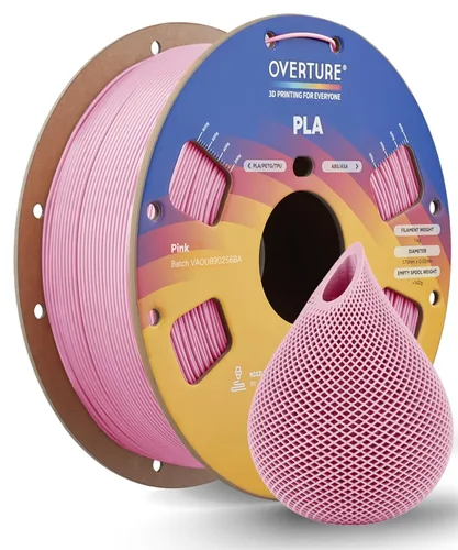 Vista 29 de OVERTURE - Filamento PLA 1/16 pulgadas, insumos para impresora 3D, carrete de cartón de 2.2 libras, precisión dimensional 99% +/- 0.001 pulgadas