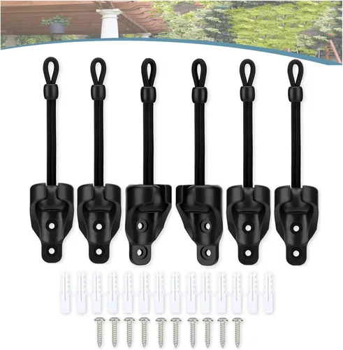 Vista 10 de Piezas de repuesto universales para sombra, amarres de sombra, resistencia a la intemperie, compatible con persianas enrollables Coolaroo, persianas