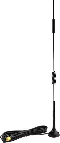 Vista 2 de Bingfu Antena de base magnética Mimo SMA celular de alta ganancia 5dBi 4G LTE compatible con 4G LTE router inalámbrico módem hotspot puerta