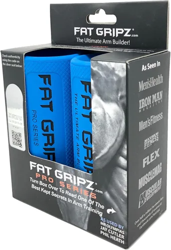 Fat Gripz – La manera sencilla y comprobada de obtener bíceps y antebrazos grandes rápidamente (ganador del premio Home Gym Award 2020 de la revista