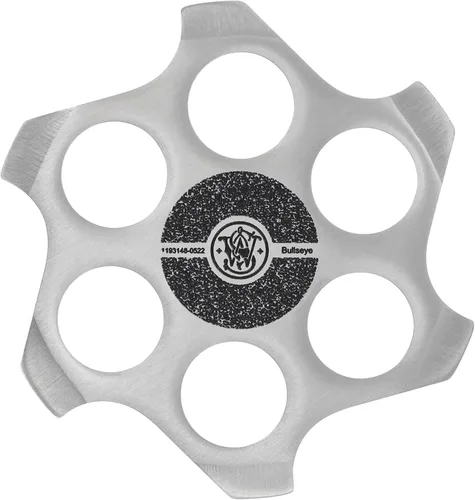 Vista 6 de Smith & Wesson Productos de lanzamiento Bullseye con diseño de acero inoxidable de tang completo y fundas protectoras de nylon para recreación