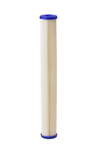 Pentair Pentek ECP20-20 Filtro de agua de sedimentos, 20 pulgadas, cartucho de repuesto de poliéster de celulosa plisada para toda la casa, 20 x 2.5