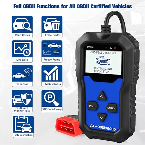 Vista 3 de Escáner de diagnóstico OBD2 para coche VAG adecuado para VW adecuado para Audi ABS Airbag Reset Oil Service Light EPB herramienta de diagnóstico