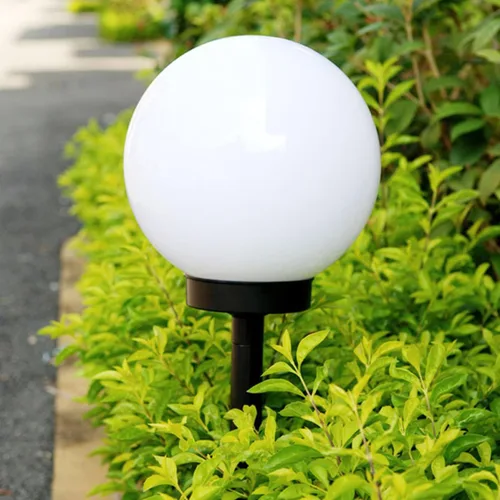 Vista 5 de 4pcs Solar Sphere Lawn Lights Outdoor Garden Ball Bubble Shape Warm White Solar Energy Plug-in Pathway Decor