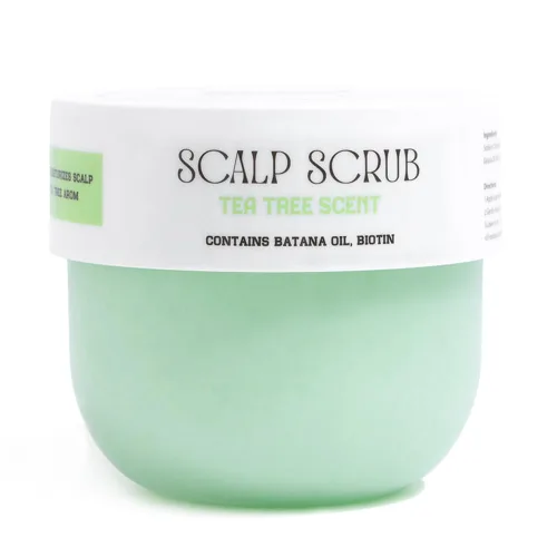 Tea Tree Scalp Scrub – 16 onzas líquidas (16 onzas líquidas) 1 botella, tratamiento exfoliante e hidratante para cuero cabelludo seco y escamoso,