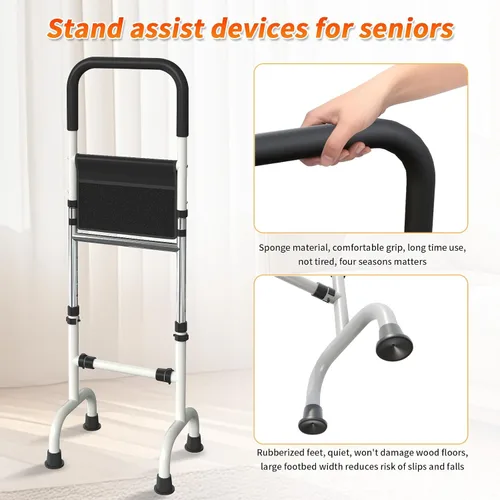 Vista 6 de Ayuda de soporte para silla de ancianos, sofá, ayuda de pie y apoyos para cirugía de cadera y rodilla, ayuda de recuperación ajustable, herramienta