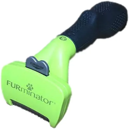 Vista 12 de FURminator - Herramienta de eliminación de pelaje y champú premium para perros, elimina el pelo suelto, combate el exceso de desprendimiento