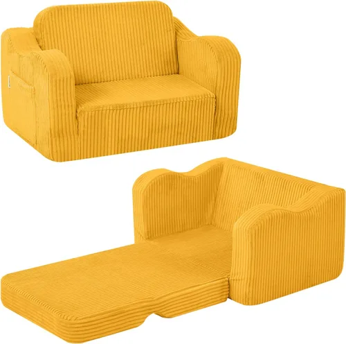 Vista 14 de MeMoreCool Sofá de dinosaurio para niños, silla plegable para niños pequeños, sofá abatible que brilla en la oscuridad, asiento convertible
