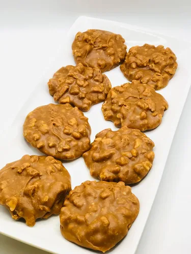 Auténticas Pralines Originales de Charleston Caramelo Cremoso de Nuez Pacana del Sur