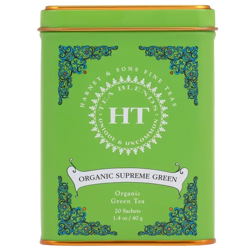 Vista 16 de Harney & Sons Té Rooibos African Autumn, HERBAL, lata de 20 sobres