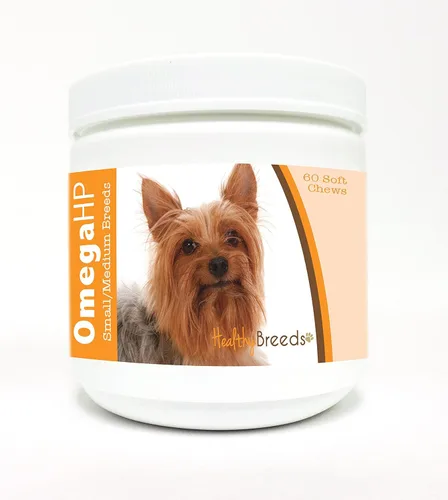 Vista 159 de Healthy Breeds Affenpinscher Omega HP - Masticables suaves para piel y pelaje, 60