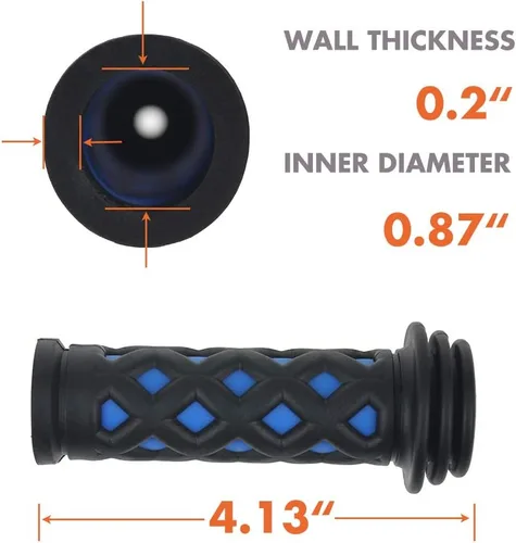Vista 5 de SAPLIZE Empuñaduras de Manillar para Bicicleta Infantil, Longitud Más Corta (10,5 cm), para Bicicletas de Niñas, Niños, Bicicletas de Equilibrio