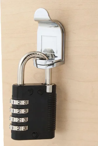 Vista 2 de SX-575 - Candado de disco combinado de 4 esferas, cerradura de combinación de alta seguridad, para interiores y exteriores, candado de armario