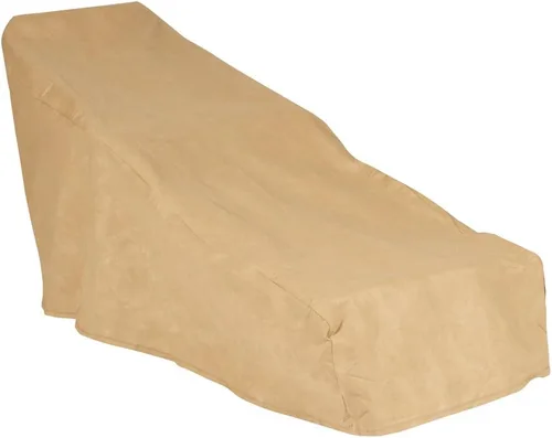 Vista 11 de Budge All Seasons - Funda para tumbona de patio, ligera, resistente a los rayos UV, grande, color marrón (paquete de 4)