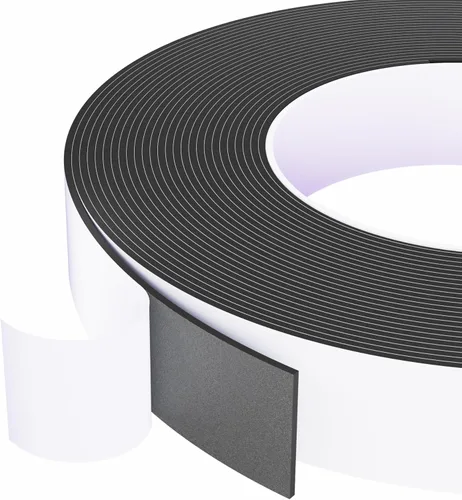 Vista 8 de Burlete para Puerta Negro, 1 Pulgada de Ancho X 1/4 Pulgada de Grosor, Sello de Ventana de Aire Acondicionado, Cinta de Espuma Autoadhesiva Tira