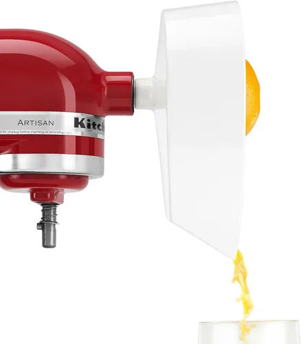 Vista 5 de KitchenAid KN12AP - Paquete de 3 accesorios para batidora de pie con molinillo de alimentos, exprimidor de cítricos y relleno de salchichas