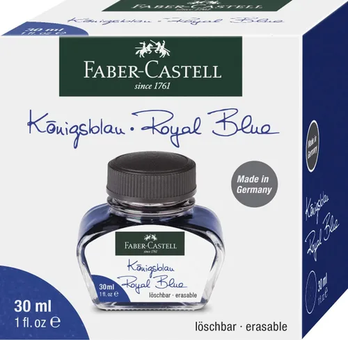 Vista 7 de Faber-Castell 149839 Botella de tinta lavable 1.0 fl oz azul rey
