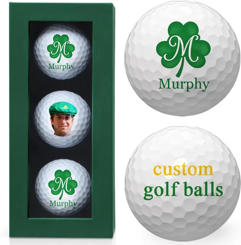 Vista 16 de Pelotas de golf personalizadas de With Love From Julie para hombres - Bolas de golf personalizadas - Regalos personalizados de bolas de golf
