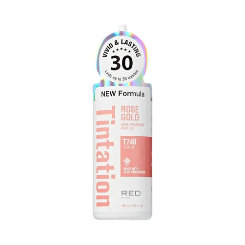Vista 55 de Kiss Tintation Tratamiento de color semi-permanente para el cabello, 5.0 US fl oz (148 ml), negro