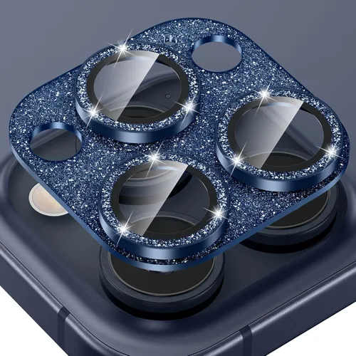 Vista 20 de Tensea Protector de lente de cámara para iPhone 16 Pro/iPhone 16 Pro Max/iPhone 15 Pro/iPhone 15 Pro Max, cubierta de vidrio templado de aleación