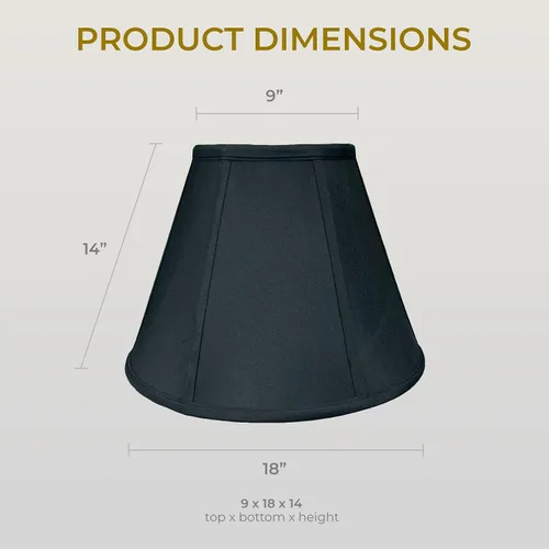 Vista 139 de Royal Designs, Inc. BS-707FC-6AGL Deep Empire Basic - Pantalla para lámpara con clip de llama, 3.5 x 6 x 5.75 pulgadas, color dorado antiguo