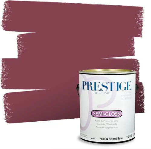 Vista 96 de Prestige Paints - Pintura exterior e imprimación en uno, 1 galón, plano, E500-P-A011GP