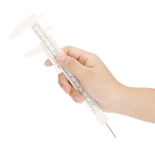 Vista 8 de Herramienta de medición de cejas de maquillaje de regla de la ceja Plantilla de Microblading Diy Regla de la ceja Ceja o usuario profesional