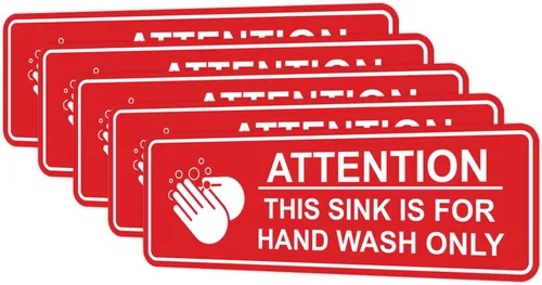 Vista 55 de Atención estándar: este fregadero es solo para lavar a mano (Negro) - Pequeño (paquete de 1)