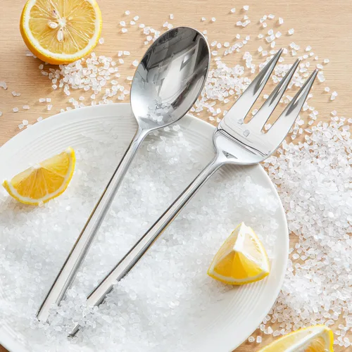 Vista 6 de Juego de cubiertos negros KINGSTONE, juego de 20 piezas de cubertería forjada de acero inoxidable premium, servicio para 4, para cocina, hogar