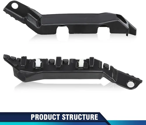 Vista 2 de PIT66 Juego de 2 soportes de parachoques delantero compatibles con Elantra Value Edition GLS GS SE 2011-2016, lado delantero izquierdo y derecho