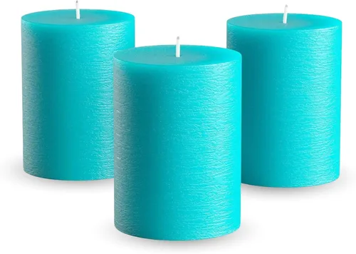 Vista 10 de Melt Candle - Velas de pilar, paquete de 3, velas sin perfume para el hogar, iglesia, bodas y más, 3 x 3 pulgadas, marfil