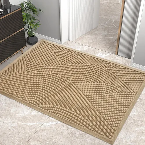 Vista 13 de HIYARD Tapete resistente para puerta delantera, absorbente, resistente a la suciedad fangosa, para puerta de bienvenida para interiores