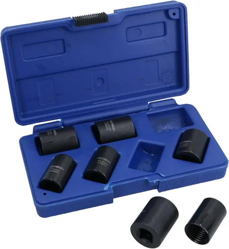 7pc 1/2" drive twist socket set/wheel lock nut remover/removal U.S.PRO AT136