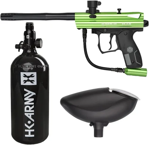 Vista 12 de Kit de pistola para paintball Action Village Kingman Spyder Victor Entry (Azul brillante)