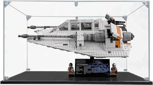 Vitrina acrílica para LEGO Snowspeeder #75144, transparente, vitrina