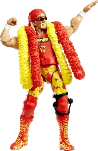 Vista 2 de WWE Elite Collection - Figura de acción Hulk Hogan de 6 pulgadas, coleccionable para fanáticos de WWE a partir de 8 años