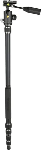 Vista 5 de Vanguard VEO3T235ABP Trípode de viaje de aluminio con cabeza de bola, mango extraíble y zapata rápida con soporte integrado para teléfono inteligente