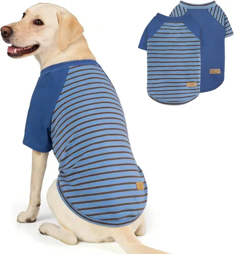 Vista 21 de KYEESE Paquete de 3 suéteres para perros pequeños, sudadera suave y elástica para perros pequeños, hembras y niños, camisa de forro polar ligero