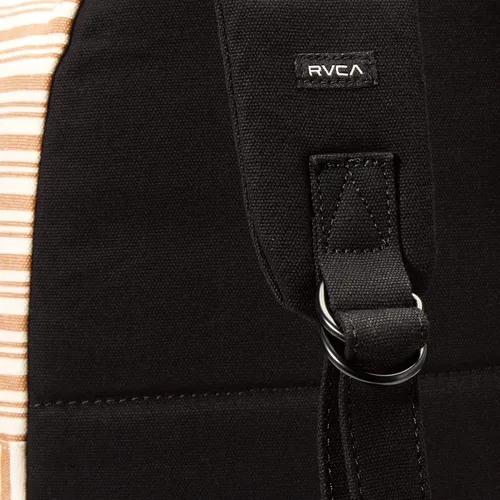 Vista 3 de RVCA Mochila de lona Lukas para mujer, Blanco